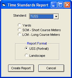 TimeStandardsReport
