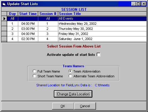 fieldlynxupdatestartlists