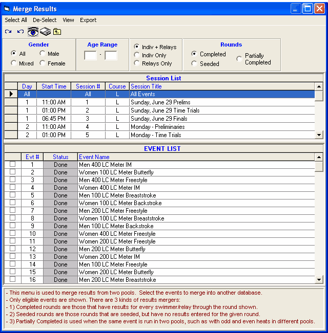 ExportMergeResults