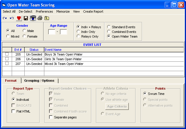 ScoreReportOpenWater