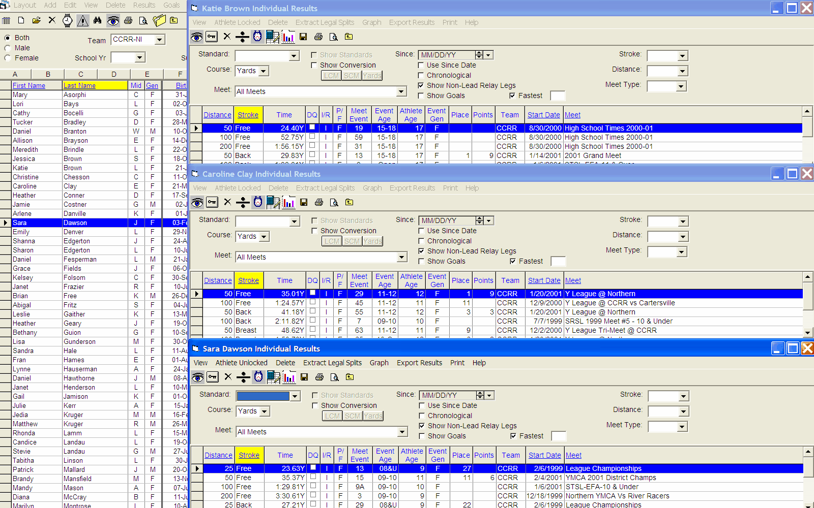 AthleteResultsBrowser