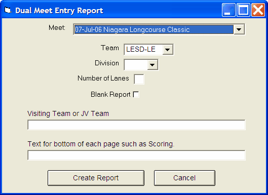 DualMeetEntryReport