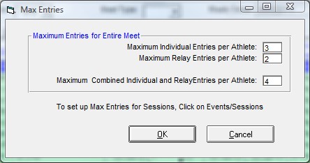 MaxEntries