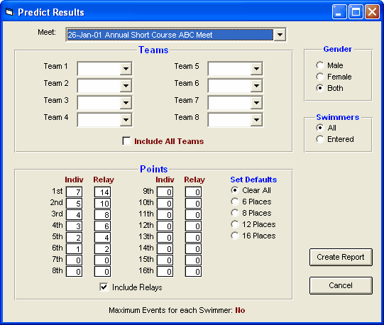 PredictResultsReport